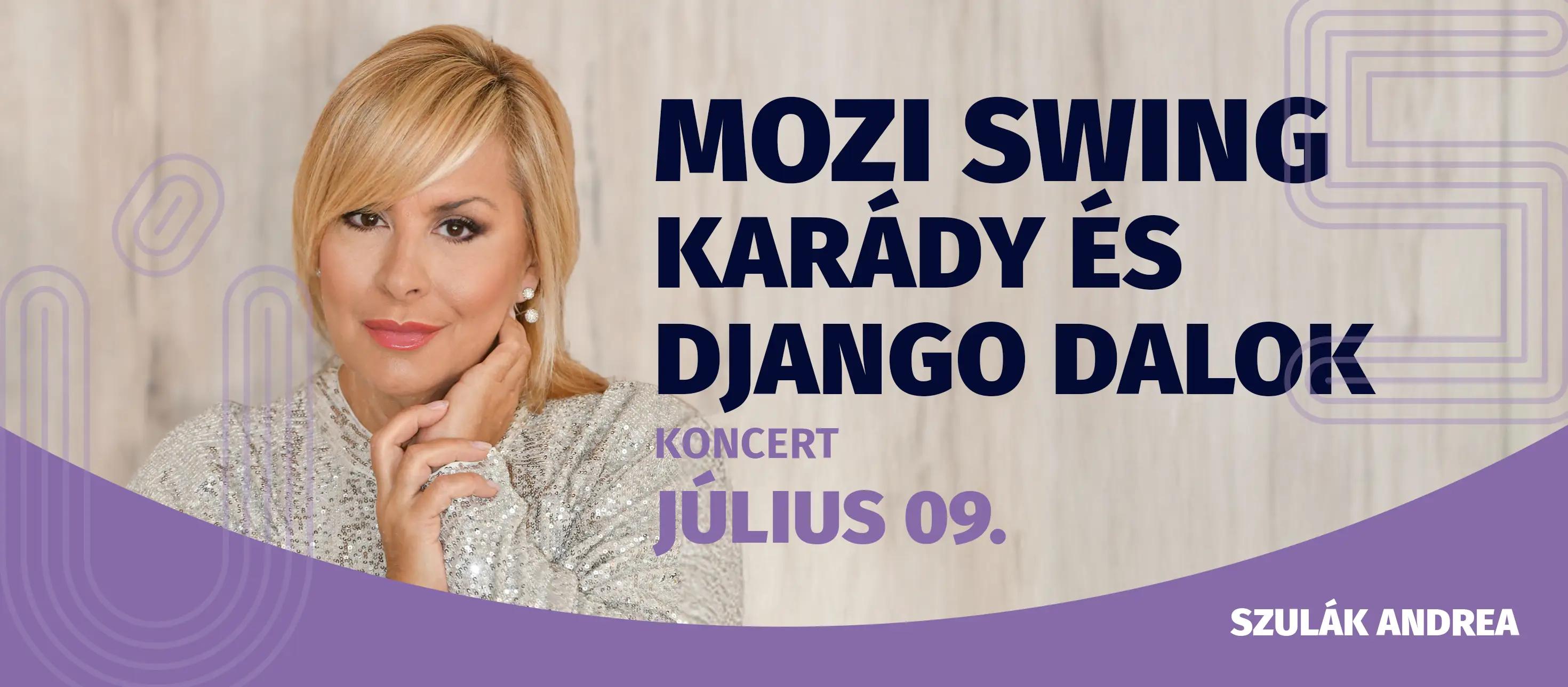 Zenei mindenevő Karády örökében: Szulák Andrea Karády és Django Reinhardt-dalokkal érkezik a Szabadtérire